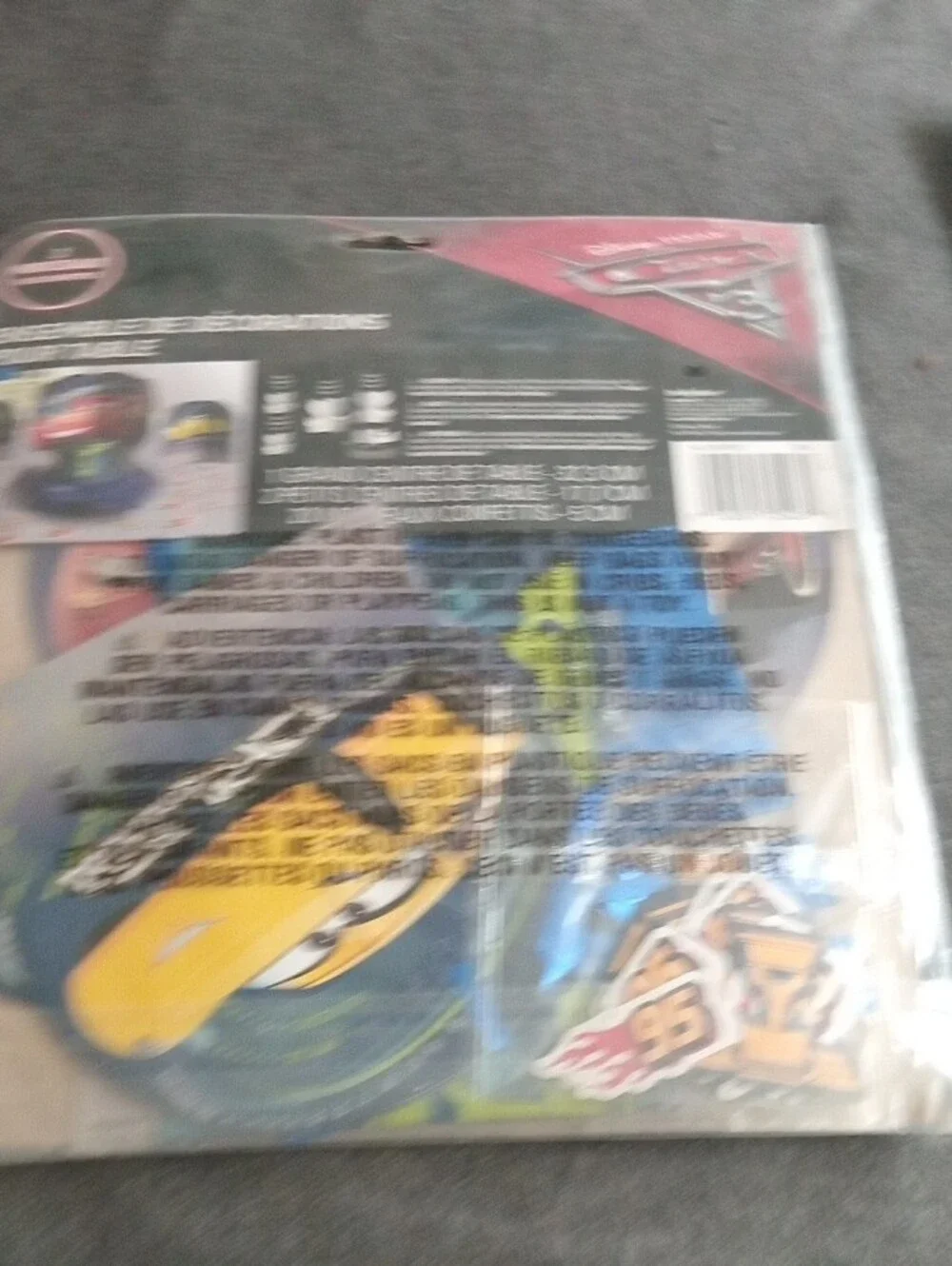 2 Packs Lightning Mcqueen Table Decorating Kit 3 Pieces Per Pack